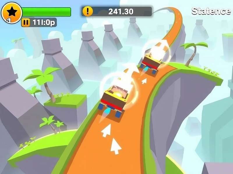 Bright Blitz Dash gameplay screenshot showing action sequence